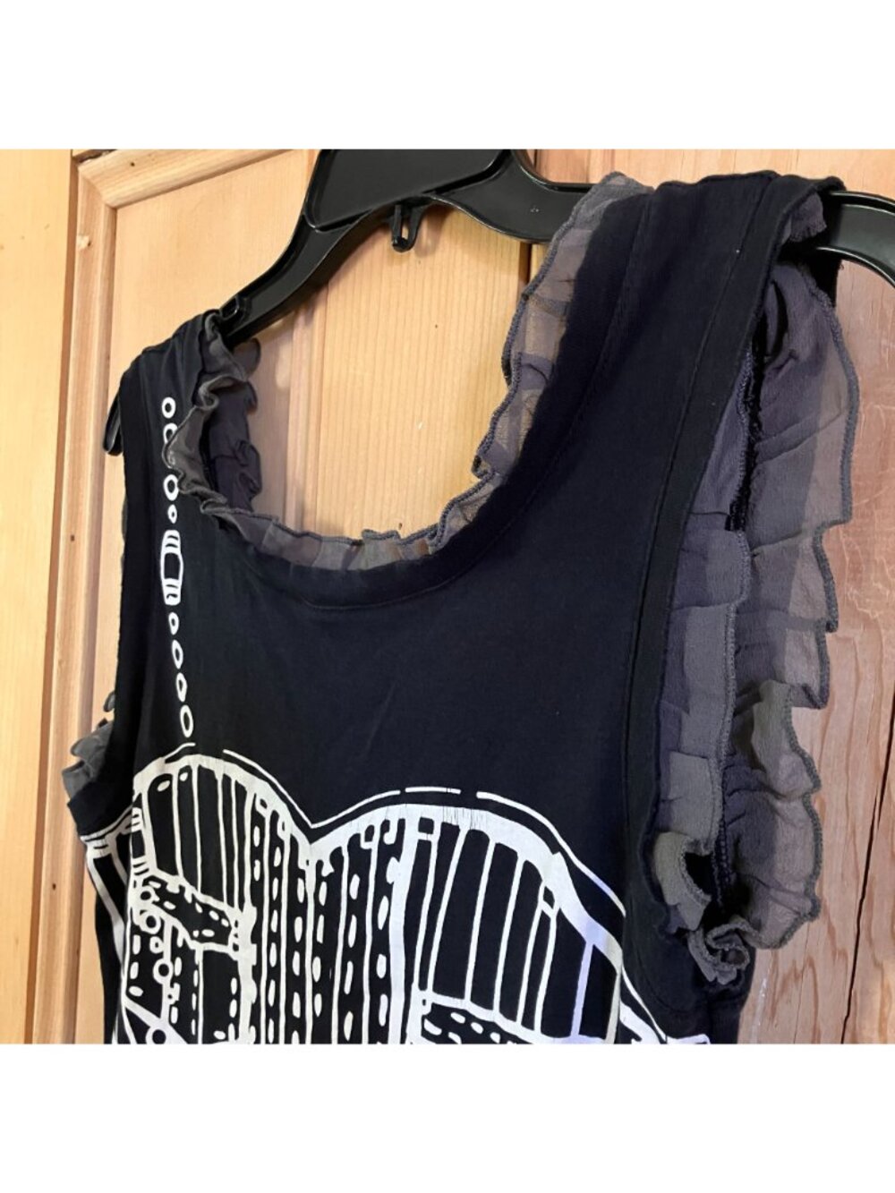 Free People Womens Dare To Dream Gaultier Print Silk Dress Small Black SP EXC - Picture 5 of 12